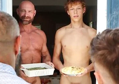 Danny And His Stepdad Killian Invite Damian And His Stepfather Alex Over For Thanksgiving - Alex Tikas, Killian Knox And Danny Shine