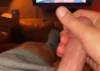 Verbal Hairy Stepdaddy Bates In Bed - While Watching Himself