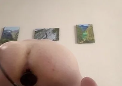 Anal Hole Stretching With Inflatable Toy