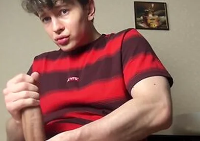 Handsome Student 18+ Skips Classes To Jerk Off His Monster Cock - Rushlight Dante / Young / Sexy / Top