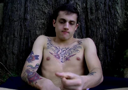 Wanking in the Woods with Chris
