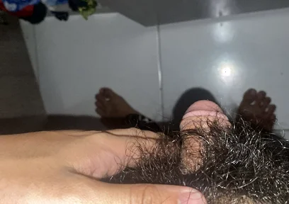 Solo Masturbation by the Closet