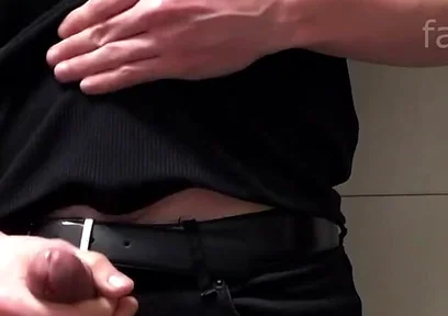 Me Jerking in the Bathroom. Big Cumshot.