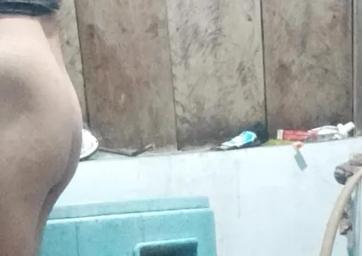Big Dick Again Pissing in the Bathroom