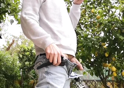 Hot Guy's Outdoor Pissing