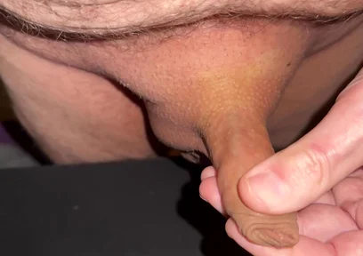Had Full Balls and Had to Jerk off My Little Foreskin Cock Until It Cums - Slow Motion