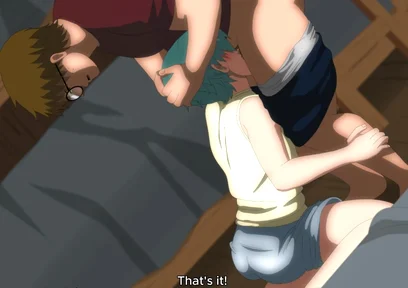 Retreat Ep 04 - Twink Had to Give a Blowjob to the Chubby, Straight, Perverted Guy - Hentai Anime Yaoi