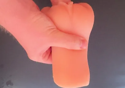 Fucking Pussy Toy and Cum Inside Creampie