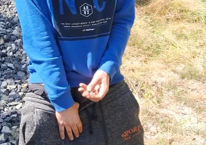 I Am Cumming on Railway Tracks