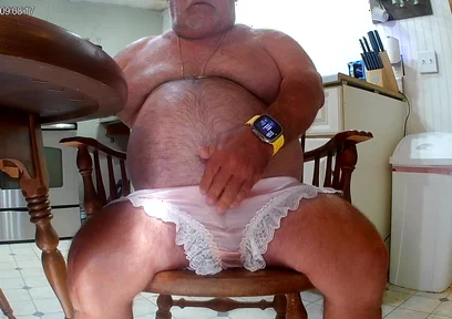 Wet Satin Satin Panties Cum Covered
