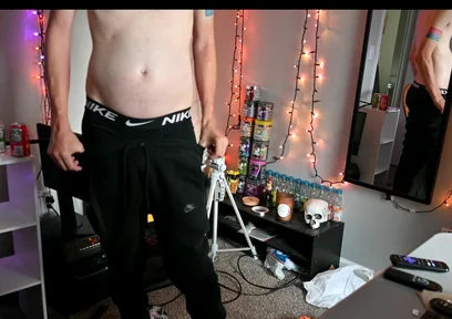 My Bouncy Cock Wants You to Suck It as My Belly Gets Fuller!