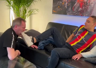 German Master marek sneaker licking