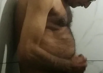 Playing with My Cock in the Bathroom