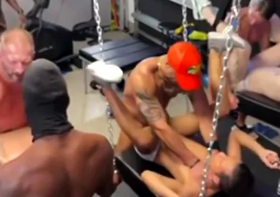 16 Men Gang Orgy