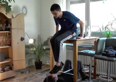 Germany master dierty sneaker licking