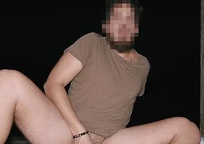 Public Dildo In Park At Night