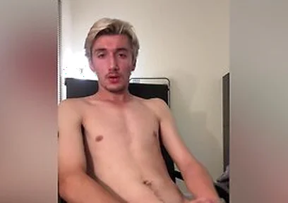 Big Dick Teen 18+ Jerks Off At Desk And Shoots Huge Load