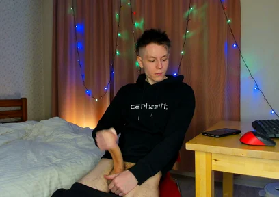 Young Stud's Ecstatic Cum-filled Finish