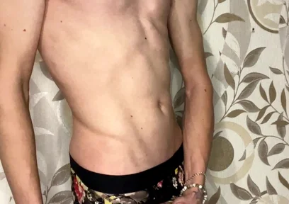 Handjob in Girls' Panties and Dirty Talk