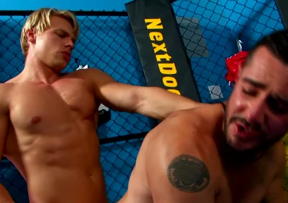 Dean Monroe And Brady Jensen - Muscular Threeway In The Gym