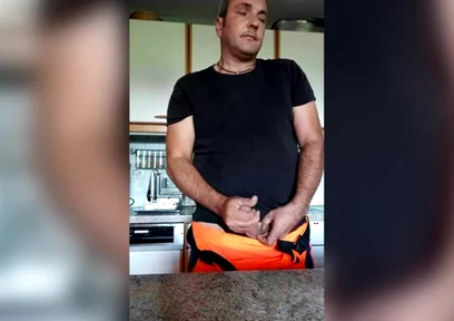 Sperm Sprayed in the Kitchen, Hot and Bothersome