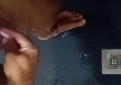 Shaving Balls and Masturbating