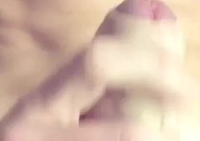 Skinny Twink Close-up: Massive Cock, Tight Hole Show & Cum Eating Finale