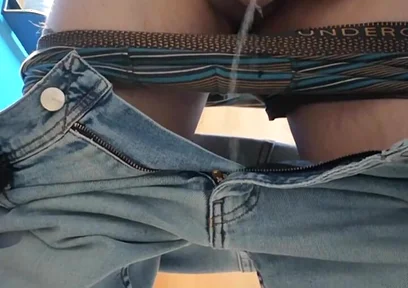 Hot Daddy Caught Pissing