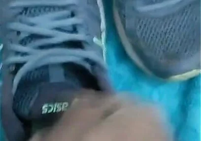 Fuck and Cum in Asics of My Wife