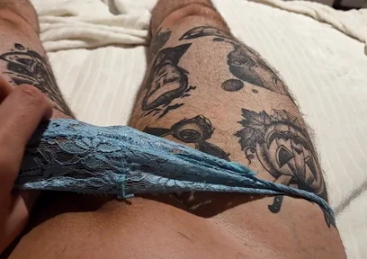 Jerking off Wearing Female Panties