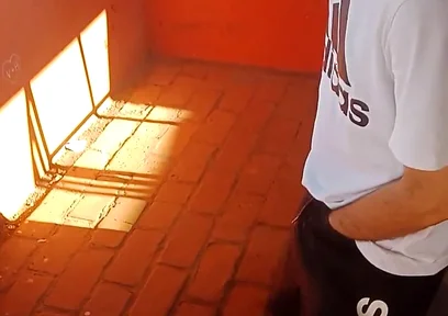 Playing with Him in Shorts