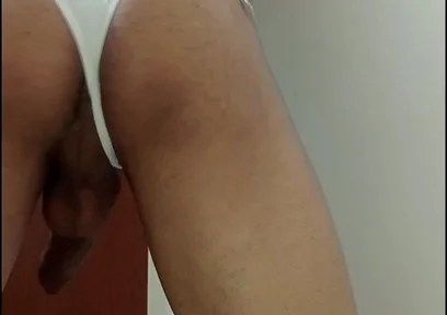 Showing Her Panties Under Her Skirt with POV Surprise, Come and Bust My Ass