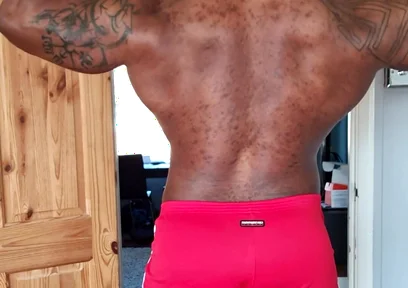 Red Shorts Big