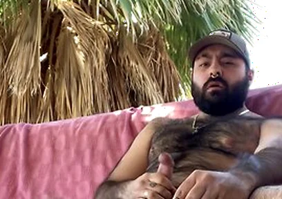 Pup Major Smoking And Jerking Off In Public