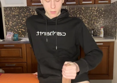 18yo Alone Strokes Monster Dick Imagining Classmate Begging