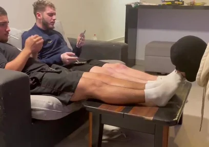 Masters dirty stinky socks licking
