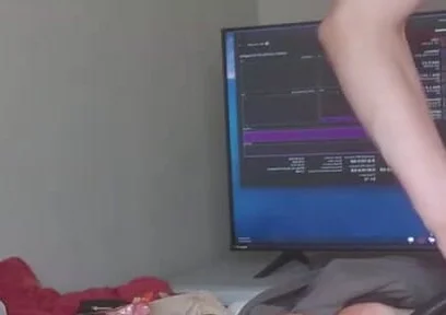 Bubble Butt Boy Turns His Belly Into a Ball