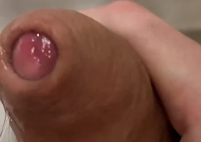 Jerking off in My Friend's Bathroom While He Rests!