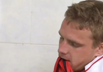 Sweaty Soccer Fuckers Take a Cum Shower