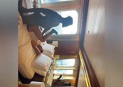 Sucking Dick Outside On Cruise Balcony Then Inside To Get My Ass Filled With A Huge Load!