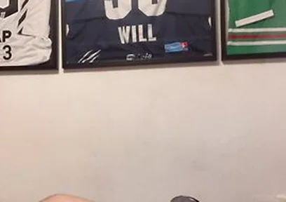 Wank And Cum In Soccer Cleats Socks And Jersey