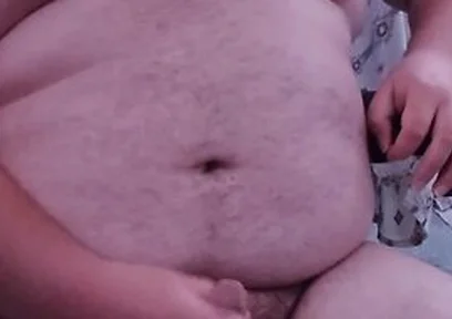 Chubby Guy Masturbating
