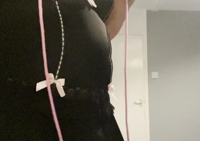 Cock and Ball Bondage with Sissyfication