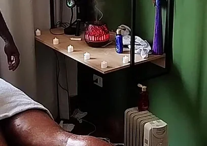 Camera Captures Image of Bear Receiving Massage.