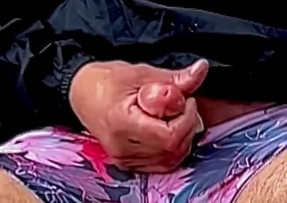 I'm Cumming on the Beach and Collect All the Ejaculation in a Bowl