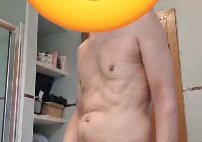 Watch Me on a Nude Morning Getting Horny, Jerk off and Shower