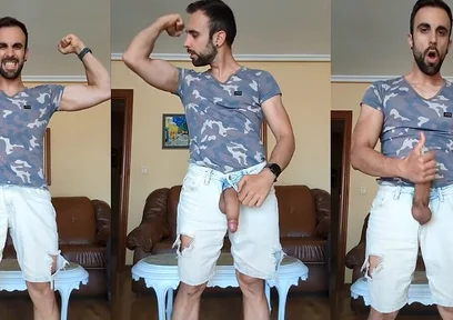 Jerking off and Cumming Over My Pants