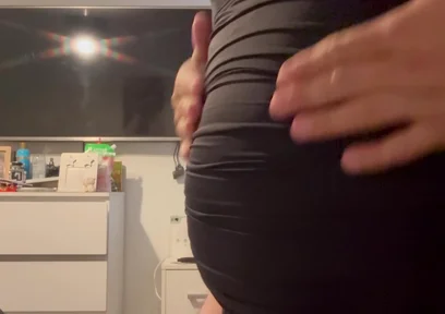Under Clothes Crossdress with Undercover Bondage and Nipple Clamps