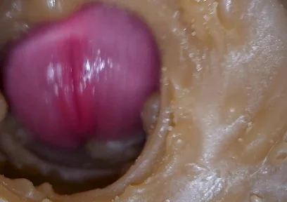 Precum Squirting in My Pussy Toy Camera in Vagina 4K. Extreme Close up!