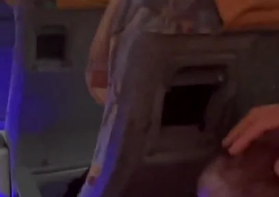 Blowjob From a Stranger on the Bus and a Huge Cumshot in a Hotel